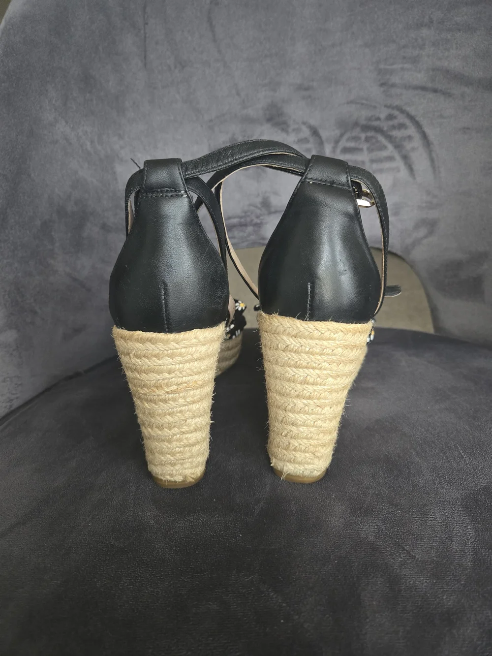 kate spade black espadrille